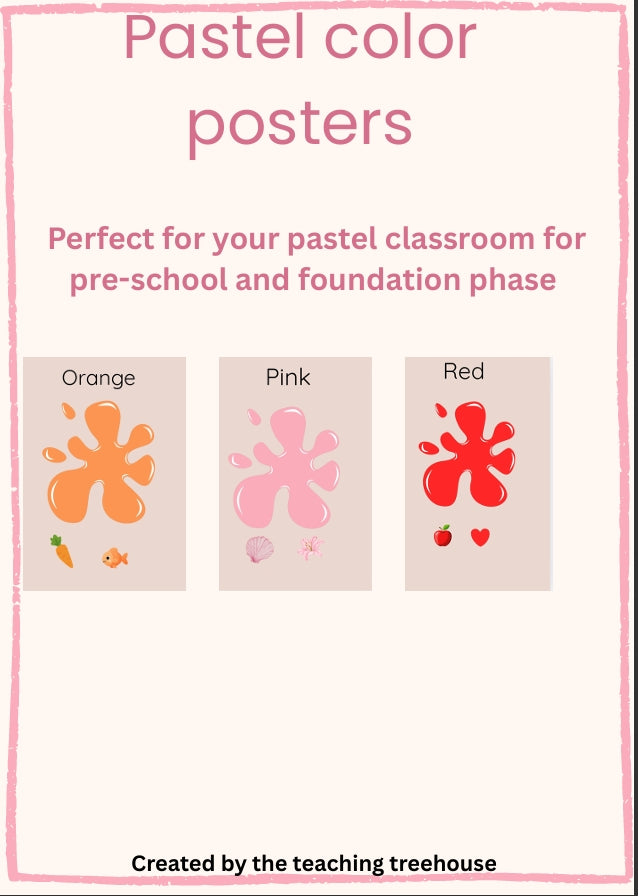 Pastel Classroom Poster Bundle - Image 3